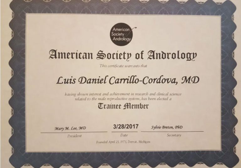 The American Society of Andrology