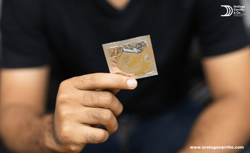 Utiliza condón para disminuir el riesgo de infección