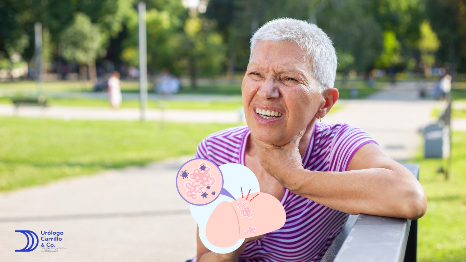 El VPH en boca y garganta se puede presentar como un dolor de garganta o dificultad para tragar 